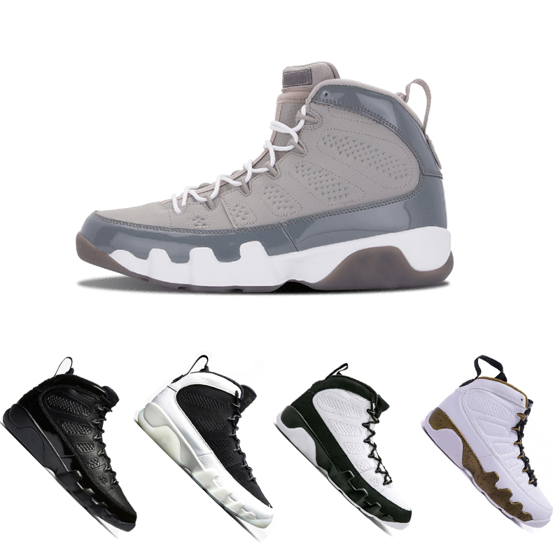 

2018 New 9 men basketball Sneakers OG SpaceCool Grey Jam Tour Anthracite all black The Spirit Johnny Kilroy sports shoes 41-47