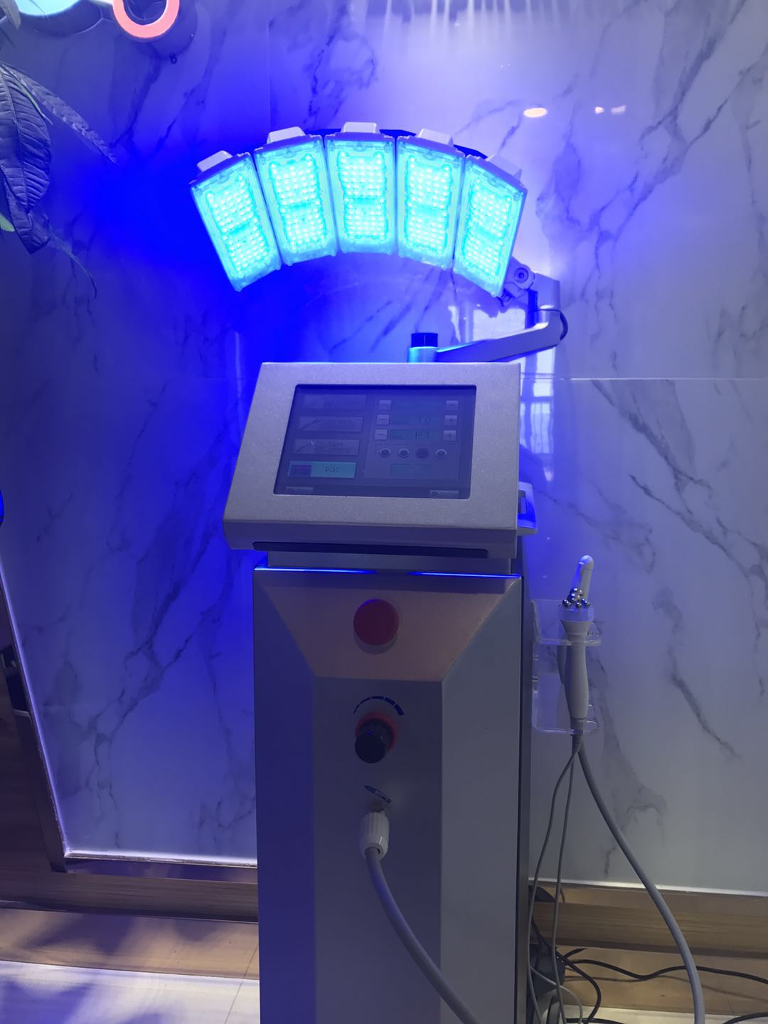 

PDT/LED+Oxygen Water Jet Peel +Bio Microcurrent for Facial Beauty Machine for skin rejuvenation skin deep cleaing