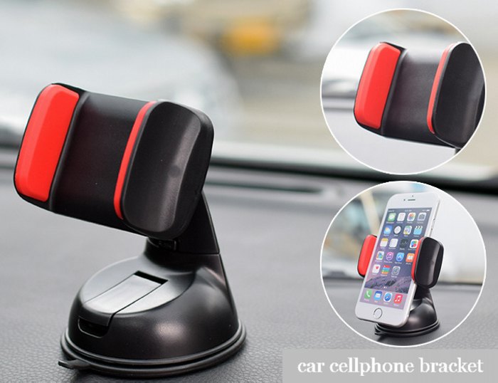 

Universal Car Cellphone Holder Bracket Windshield Mobile Phone Mount Smartphone Stand Fori Phone Samsungs5 S6 S7