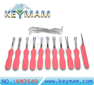 

HUK scissors deft 12 in 1 locksmith tools auto lock pick set car unlocking tool set