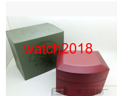

2018 Wholesale New Outer Red Wooden Box Watch Boxes Papers Certification Papers Card Manual Translation Wallet, Black;blue