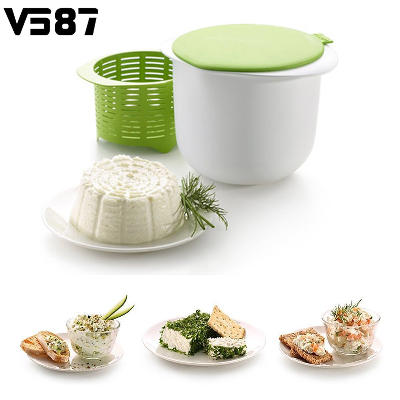 Silicone fromagerie micro-ondes fromage à la main lait caillé fabricant maison cuisine faisant des outils aide ustensiles de cuisine