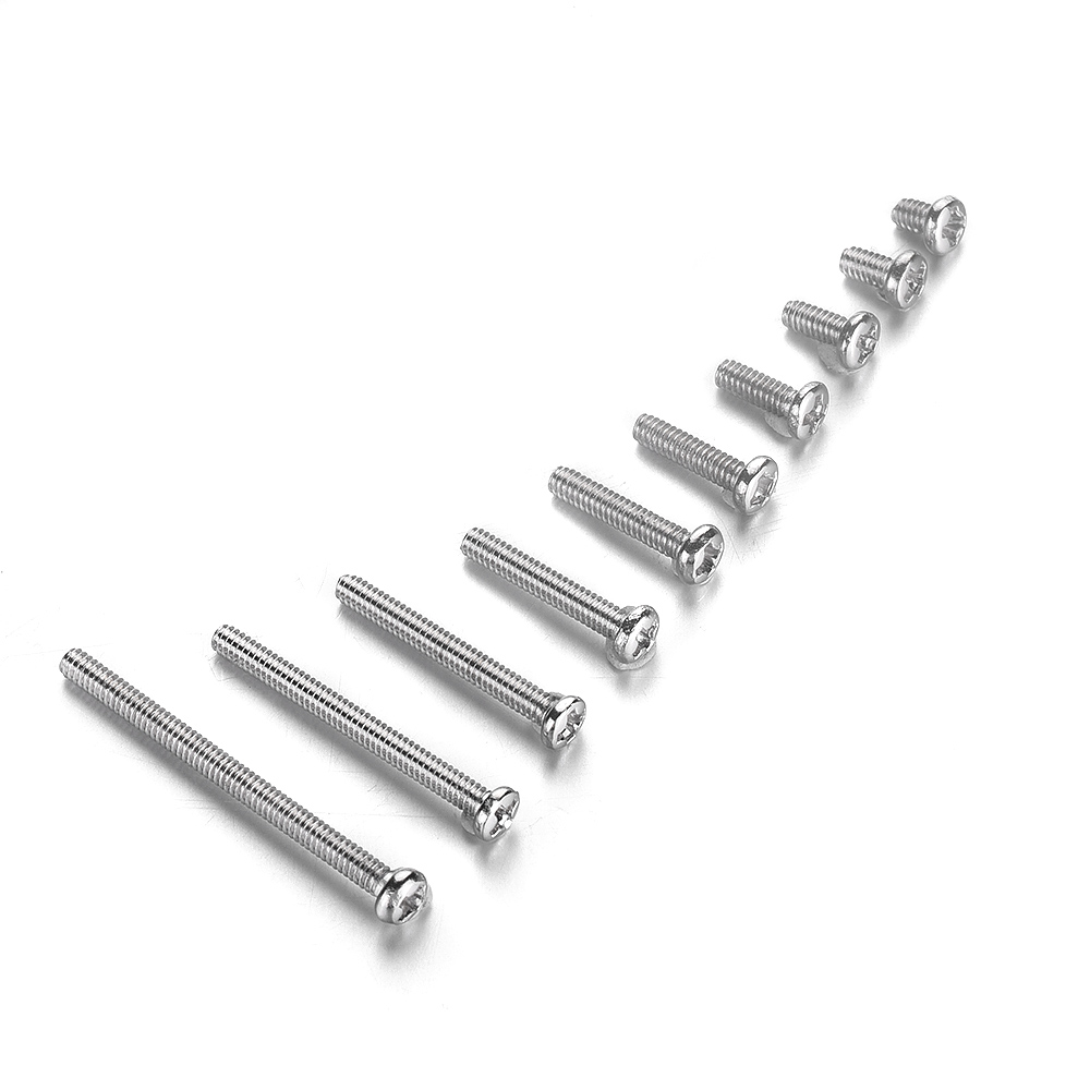 

Universal 900PCS/Set M2 Iron Phillips Head Screws+Nuts+Flat Gasket Set 3-25mm Screw Bolts Nuts Fastener Hardware Set