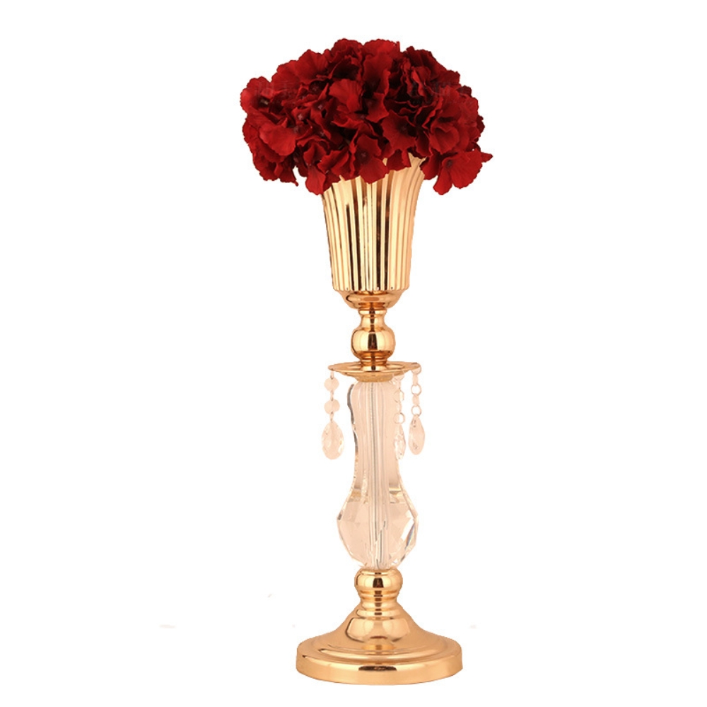 Florero De Vidrio Negro Lirio 50 Cm 20/" Bodas Eventos Floristry