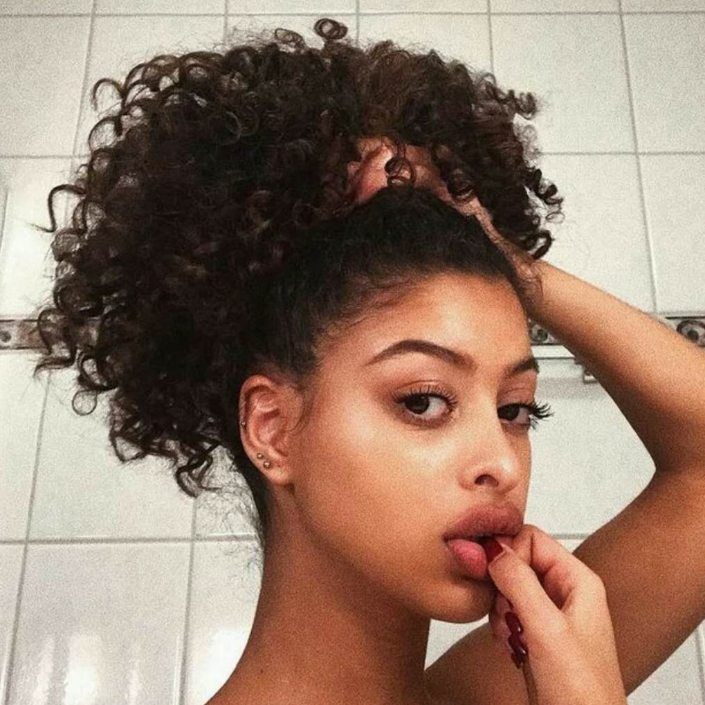 

120g Kinky Curly Human Hair Ponytail For Black Women Peruvian Virgin Hair Drawstring Ponytail Hair Extensions 10-20 inch