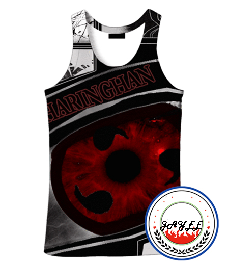 

3D Printed Vests Tank Top Naruto Vest Harajuku Sleeveless T shirt 3d print Unisex Men Women Tank Tops, Nv-036