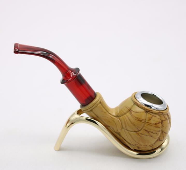 

Yellow short pipe resin 140MM pipe smoking