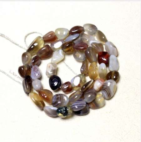 

Wholesale Irregular Shape 5 -9 mm Persian Agat Stripes Natural Stone Beads For Jewelry Making DIY Bracelet Necklace 15''
