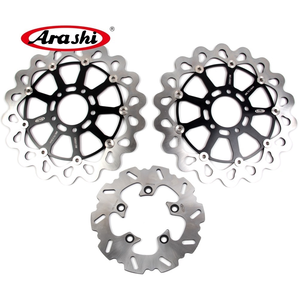 

ARASHI For SUZUKI GSXR 600 1997 - 2003 Front Rear Brake Disk Rotors Disc GSX-R GSX R 2002 2001 2000 1999 1998 750 1000