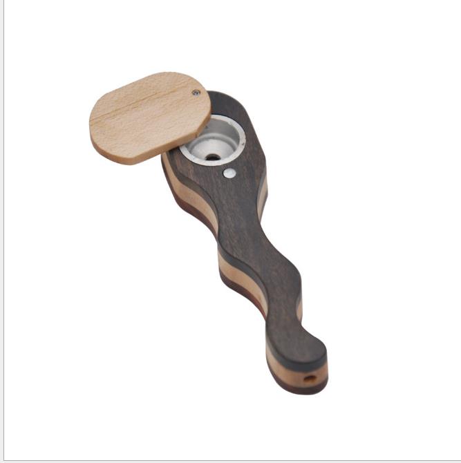 

The New Pure Handmade Wood Pipe Curved Single Hole Pipe Pipe Nozzles