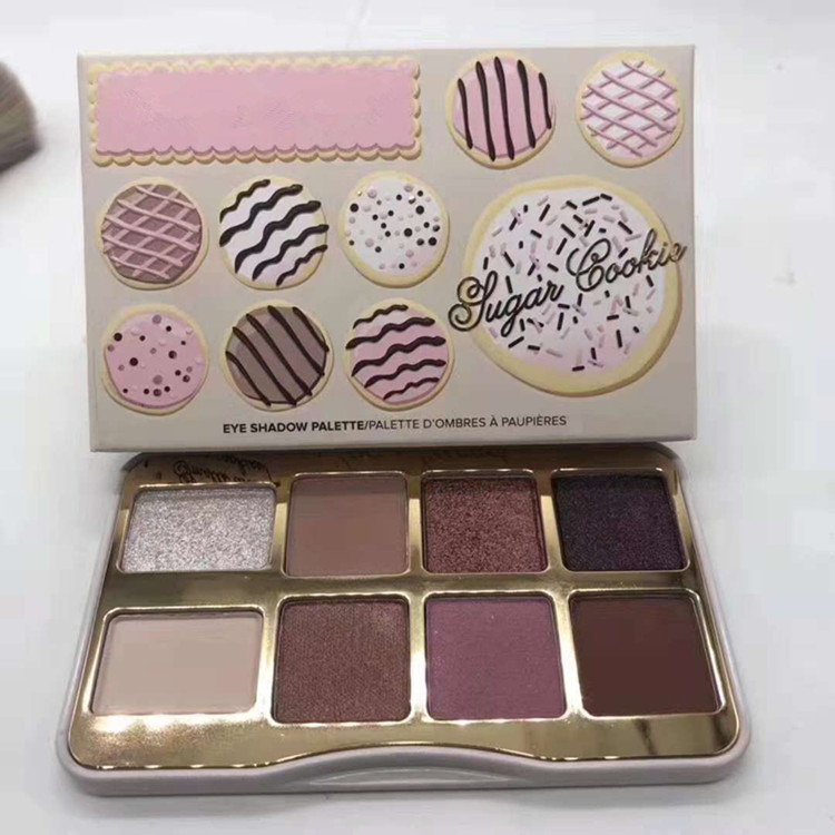

FREESHIPPING Brand Cosmetic Sugar Cookie or Tickled Peach Mini Eyeshadow Make Up Palette Holiday Chirstmas 8color eyeshadow palette, Multi