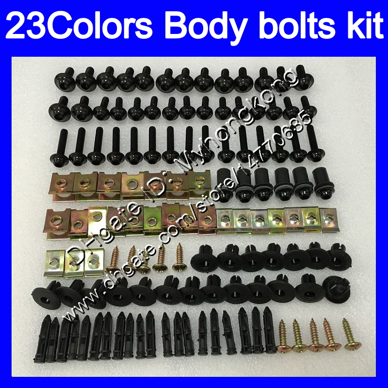 

Fairing bolts full screw kit For HONDA CBR400RR NC29 CBR400 RR CBR 400 RR 90 91 92 93 94 1990 91 1994 Body Nuts screws nut bolt kit 25Colors, No.18