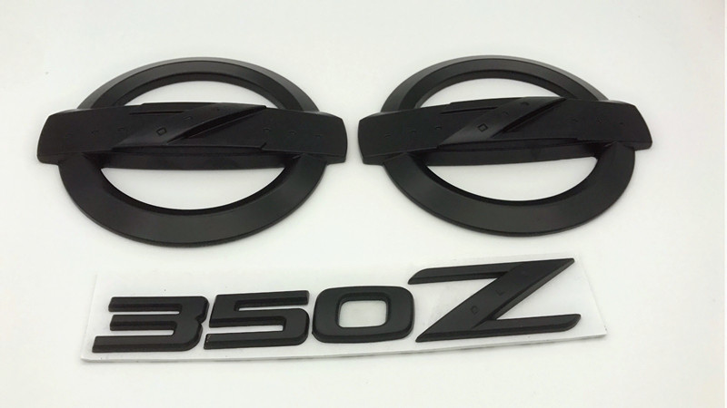 

3PCS 350Z Badge Kits Car Body Side Rear Emblem Stickers for 350Z Fairlady