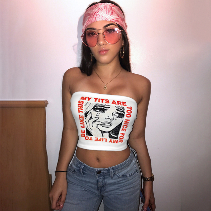 sexy girls in tube tops
