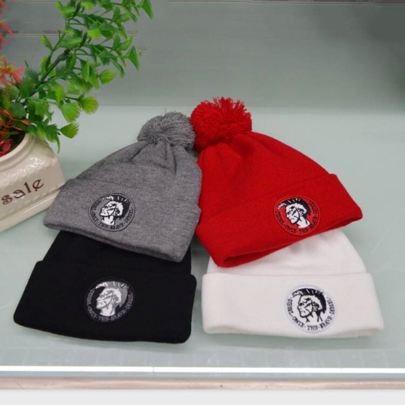 

African tribal embroidered Beanies men women unisex Beanies casual knitted skateboard skull caps outdoor couple tide hats