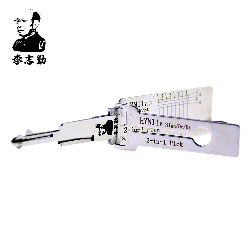 

Mr. Li's Original Lishi HYN11 V.3 2in1 Decoder and Pick - Best Automotive Locks Unlock Tools on the Market