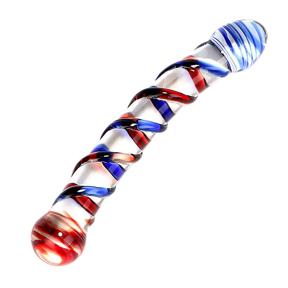 2021 Butt Double Ended Headed Glass Dildo Color