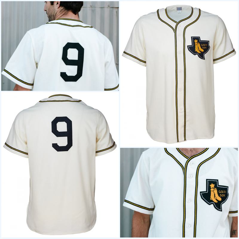 

Amarillo Gold 1961 Home Jersey Any Player or Number Stitch Sewn All Stitched High Quality Free Shipping Baseball Jerseys, 9 white