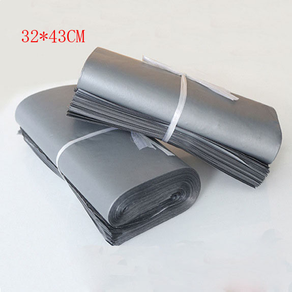 100 Grey Plastic Bags Mailing Postal Strong HIGH QUALITY 50X65cm CLEARANCE SALE