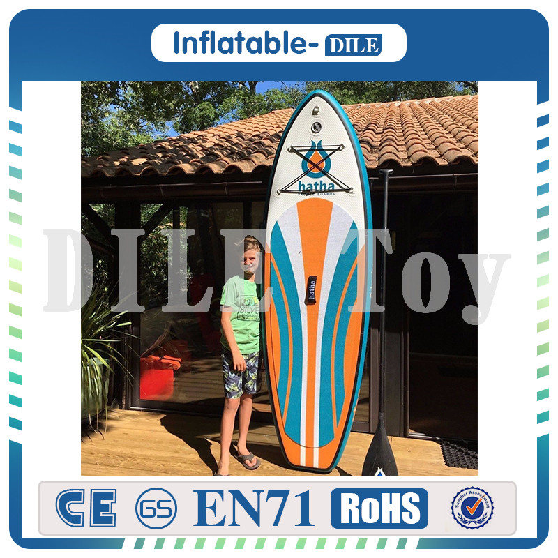 

Free Shipping 330*75*10cm 11 feet inflatable surfboard stand up paddle board inflatable surf board sup paddle boat For Adults