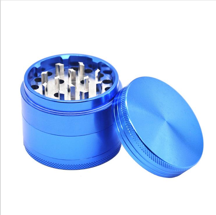 

Diameter 56mm aluminum alloy four layer rocker smoke smoker. Inch 5.6CM aluminum hand smoke mill