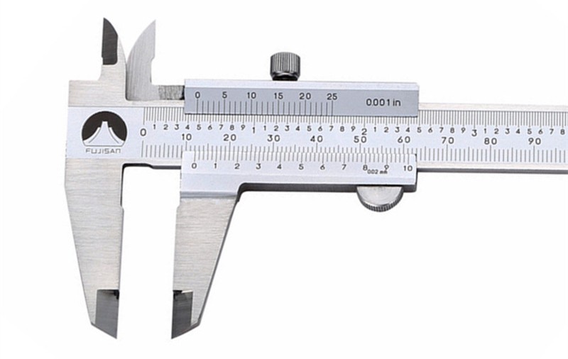 Steel Vernier Caliper with self lock 6/" 0-150mm Metal Calipers Gauge Microm Tool