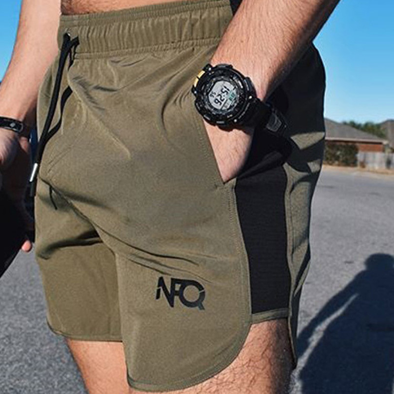 

Bodybuilding Camouflage Sporting Men Casual Shorts Board Workouts Sweatpants Fitness Bermuda Shorts Joggers Gyms Male Bottom, Black