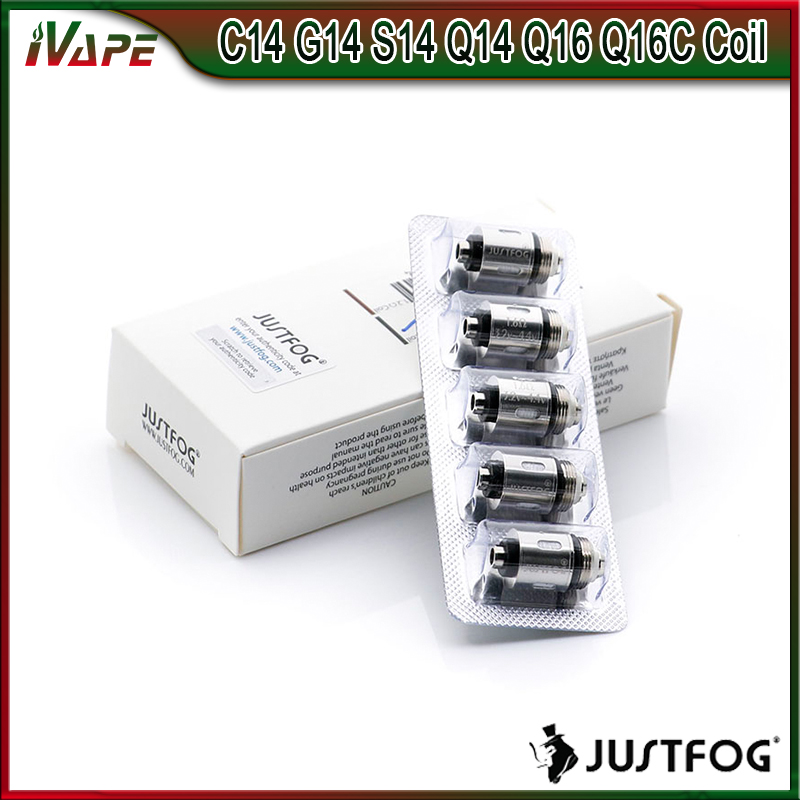 

JUSTFOG Q16 Coil Q14 Coil 1.6ohm 1.2ohm Replacement Head Core For Justfog C14 Q14 Q16 P16A P14A Kit 100% Original