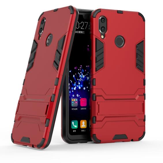 

For Huawei Nova 3i Case Stand Rugged Combo Hybrid Armor Bracket Impact Holster Cover For Huawei Nova 3i, Black