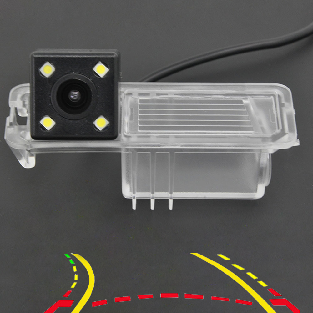 Ligne de stationnement variable Piste de trajectoire dynamique Vue arrière de la caméra de recul pour VW Polo V (6R) Golf 6 VI Passat CC Magotan