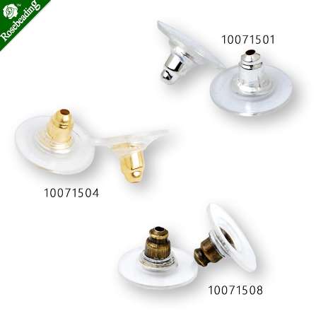 

100pcs 6*11.2 mm Stud Earring Back Stopper Ear Post Nuts Jewelry Components,Earrings Studs Base-100715