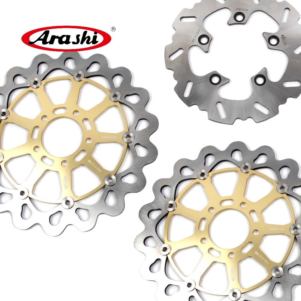 

ARASHI For SUZUKI GSXR 1000 2001 2002 Front Rear Brake Rotors Disk Disc GSXR1000 GSX R GSX-R 600 750 TL1000S TL1000R