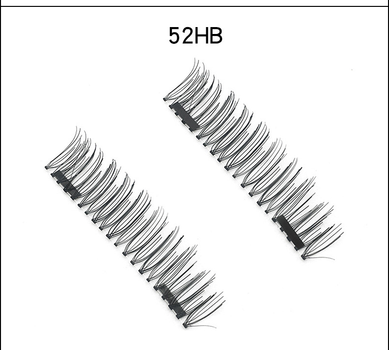 

New Arrival Hand-made Dual Magnetic Fake Eyelashes Pro Makeup Accessory for Eyes 6 styles available DHL free Fake Lashes