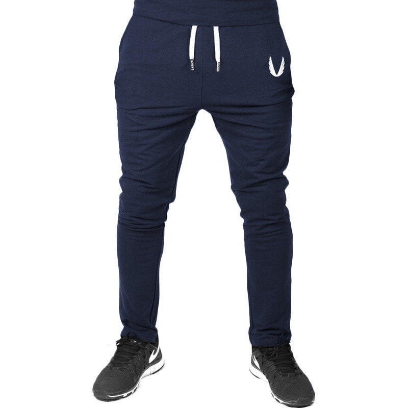 

Men Gyms Pants Casual Elastic Cotton Mens Fitness Workout Pants Skinny,Sweatpants Trousers Jogger Pants, Black