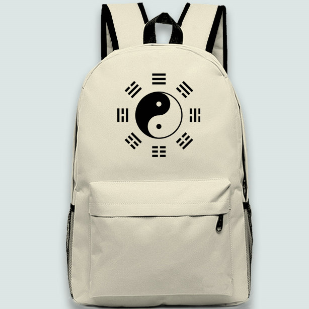 

Eight Diagram backpack Yin yang day pack Cool school bag Leisure packsack Quality rucksack Sport schoolbag Outdoor daypack