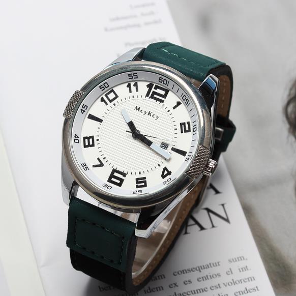 

Fashion features business men's quartz watch leisure sport watch simple look of choice fashion four colors optional, Blue