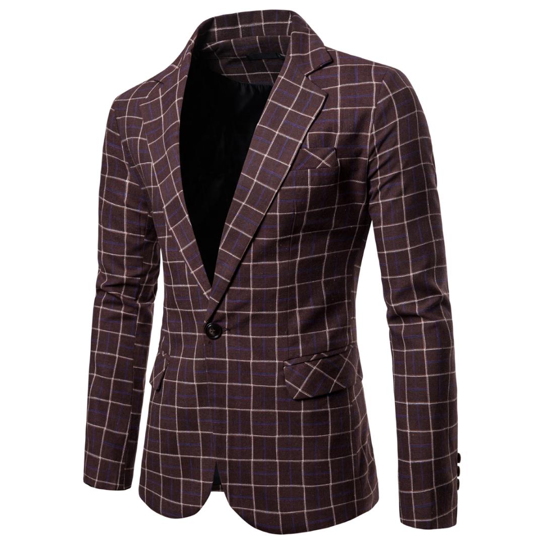 

Men Blazer New Arrival Two Button Blazer Masculino Casual Slim Fit Jacket Man 3 Colors Suits Jackets, Black
