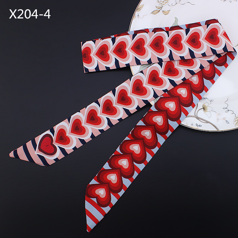 

10pcs/lot Best Sell New Colors Stripe love for women's scarf beautiful decoration small ribbon Handbag/hair/Neck /Wrist ribbon mix send!
