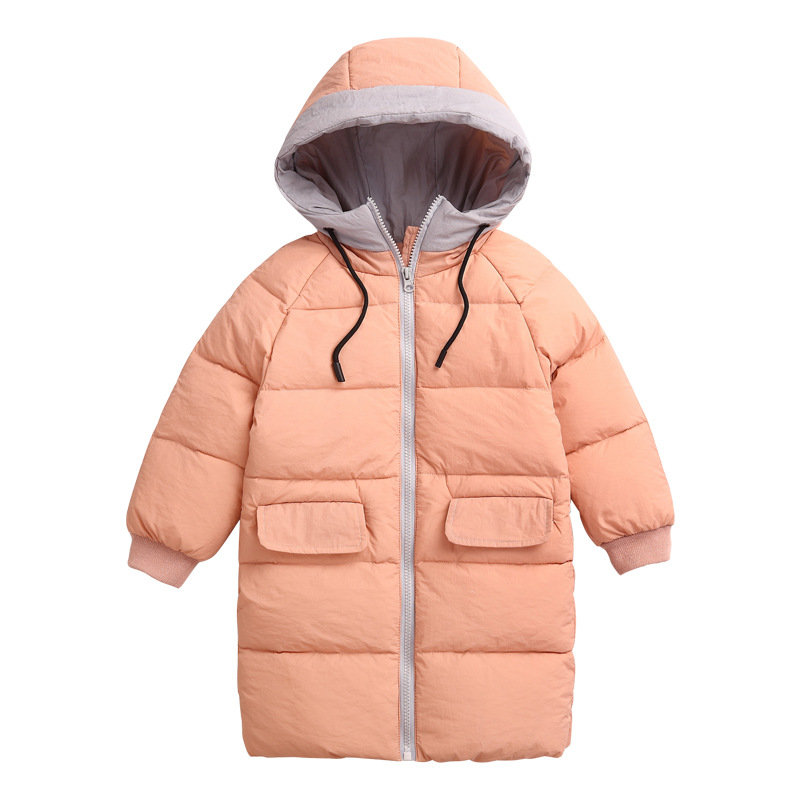 US Toddler Baby Girl Boy Floral Print Winter Warm Jacket Hooded Windproof Coat