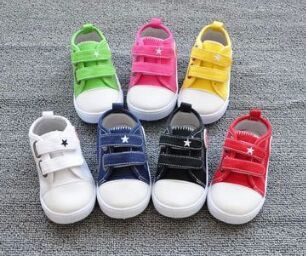 

2016 Insole 13-16.1cm star fashion children shoes kids sneakers for baby boys and girls canvas shoes candy spring autumn, Black