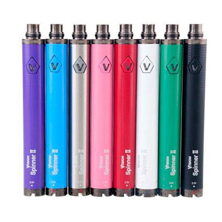 

Vision spinner 2 II 1650mah Ego C twist Vision2 battery vape pen E Cigs Electronic Cigarettes eGo atomizer Colorful Retail Package