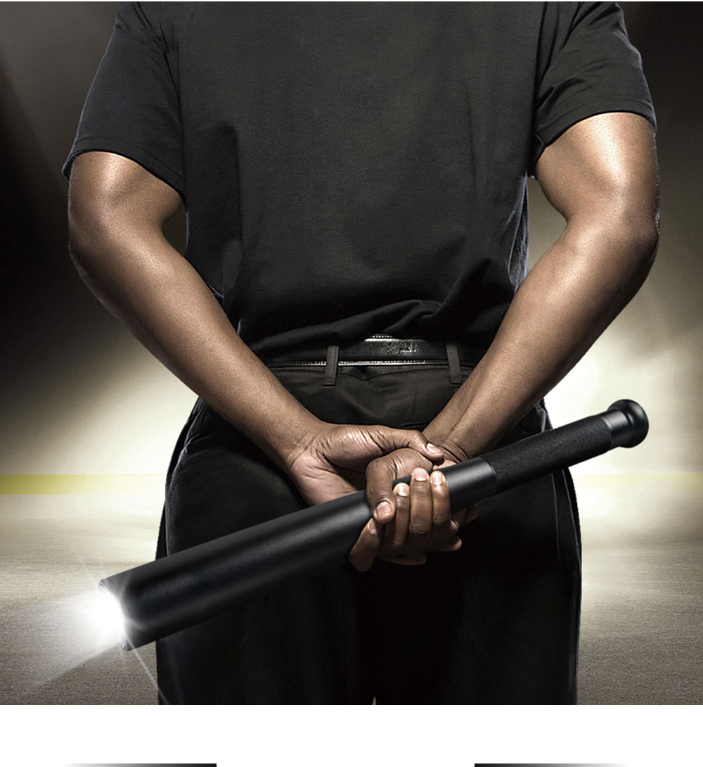 

Baseball Bat LED Flashlight waterproof Super Bright Baton aluminium alloy Torch for Emergency and Self Defense