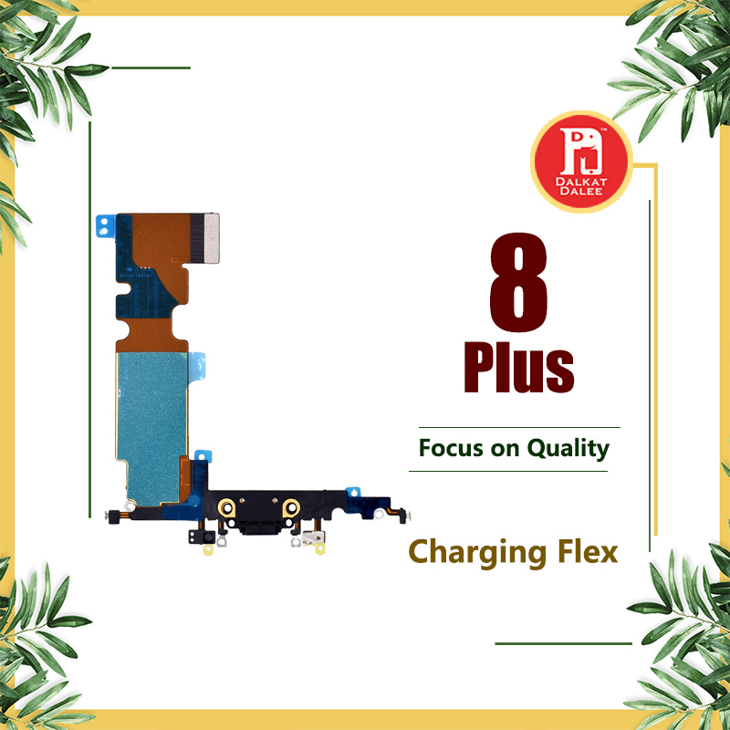 

For iPhone 8 Plus Charging Port Flex Charger Data USB Dock Connector with Headphone Audio Jack Mic Antenna Antena wifi Cable For iphone8