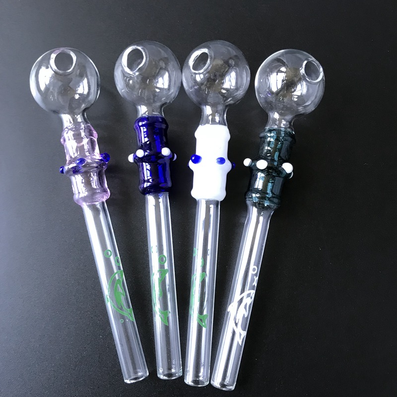 

Pyrex Glass Oil Burner Pipes Smoking Pipes 14cm New Arrivals 2020 Unique Glass Pipes Color Randomly Send SW41