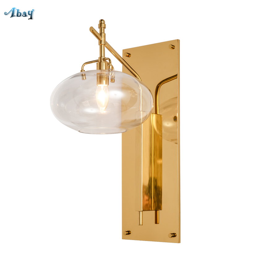 Grosshandel Nordic Design Moderne Glas Laterne Wandleuchten