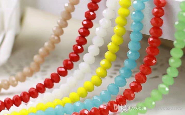 5x8mm Vert Naturel Péridot facettes Abacus Gemstone Loose Beads 15/"