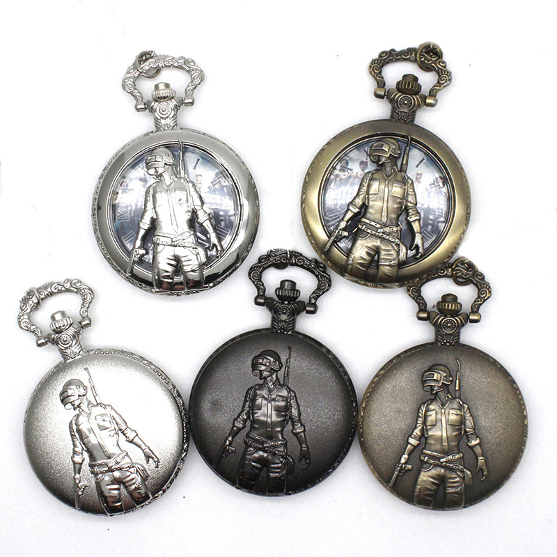 

classic Pocket watch vintage pocket watch Men antique models Tuo table watch PW085, With necklace chain