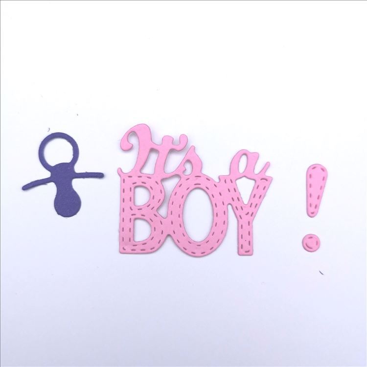 Cutting dies Boy Girl letter Cards Stencil Scrapbooking Paper Crafts handmade Embossing folder DIY paper craft Machines-image-431215127