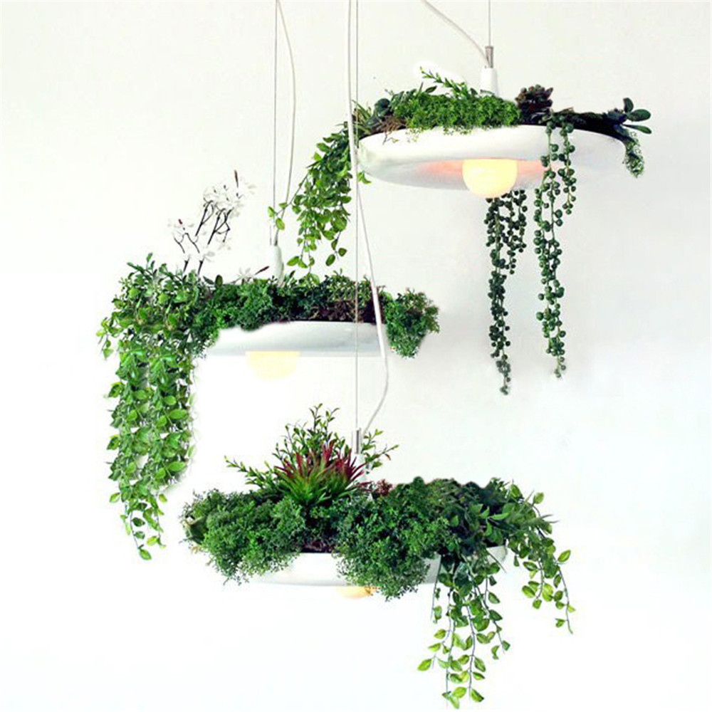 

Modern Babylon Garden Plant Pendant Lamp Creative Living Room Dining Room Bedroom Ceiling Light Fixture PA0079