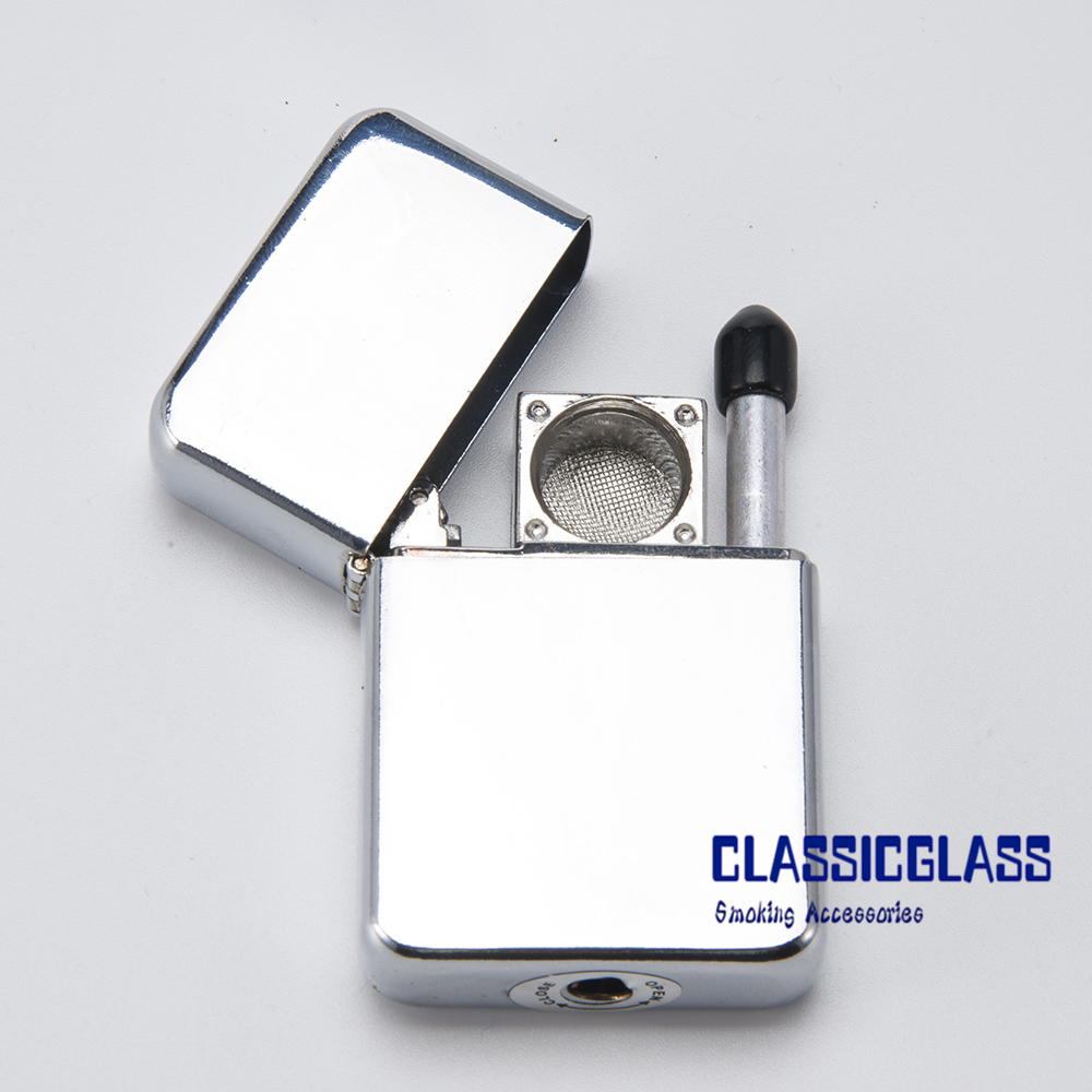 

Lighter Pipe Without Printing Designs smoke Metal Pipes Easy To Take 1 Pc Opp Bag 10 Pcs Inner Box